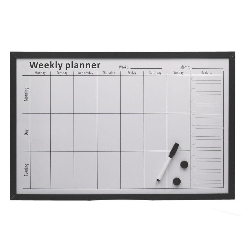 Lavagna magnetica agenda 60x40 cm con pennarello moderna
