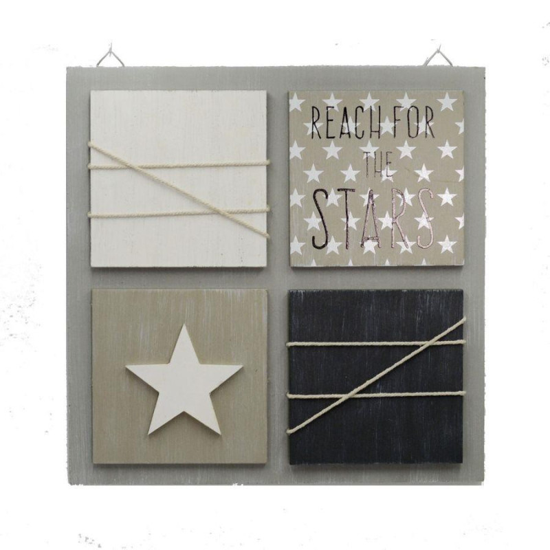 Portamemo muro legno 30x30x2 cm pratico e decorativo