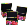 Baule ecopelle multicolor set 1-3 grande 64,5×40×h35 cm — levantshop.live