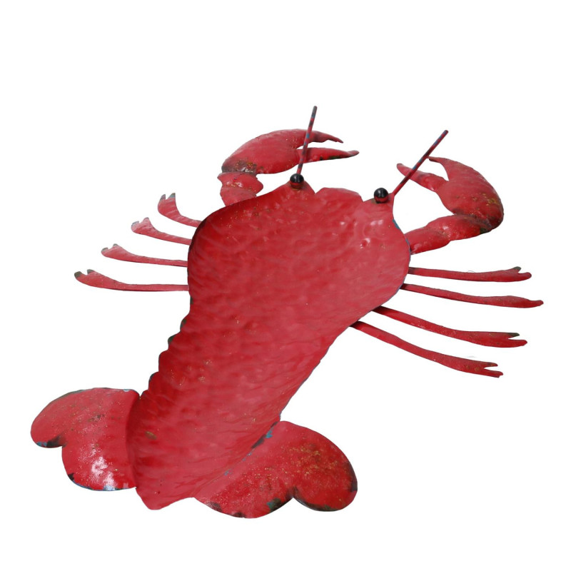Svuotatasche metallo Mare Aragosta rosso elegante resistente