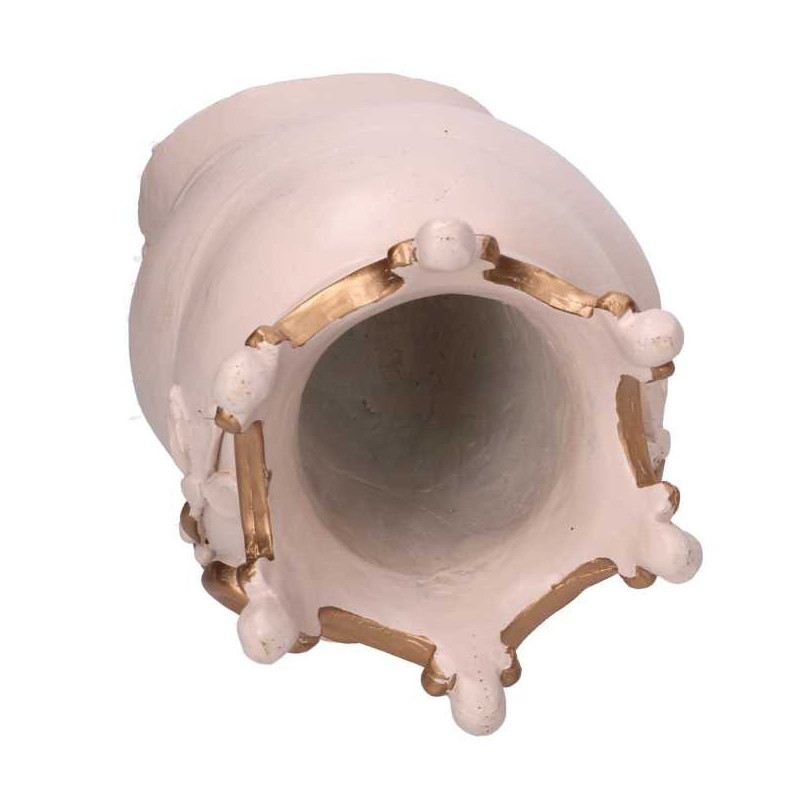Portavaso Oro H14.5cm Resina | Levante Shop