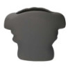 Portavaso Grigio H13.5cm Ceramica | Levante Shop