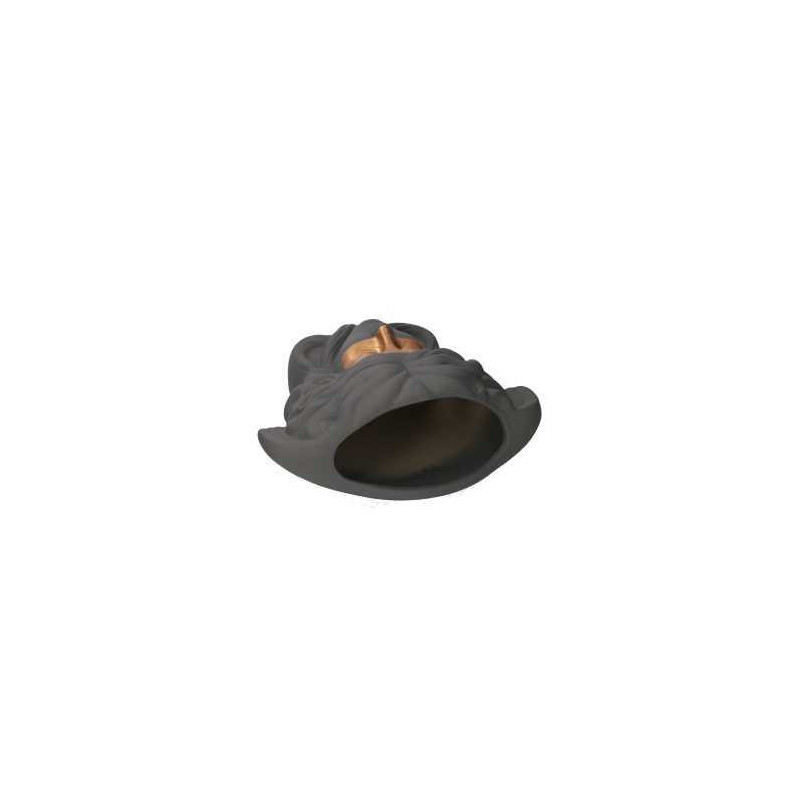 Portavaso Grigio H13.5cm Ceramica | Levante Shop