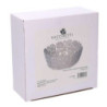 Cestina metallo cavalluccio bianco tondo Ø20x7 cm contenitore mare