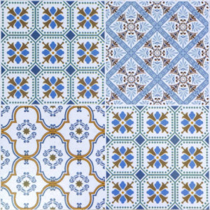 Zoom Colonnina mosaico metallo 1-2 Taviano tondo cm ø30h70