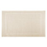Tappetino bagno 100% cotone Vincent beige antiscivolo 50x80