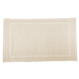 Zoom Tappetino bagno 100% cotone vincent beige antiscivolo cm 50x80x2