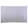 Tappetino bagno 100% cotone Vincent grigio antiscivolo 50x80