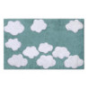 Tappetino bagno 100% cotone Nuvole acqua antiscivolo 50x80