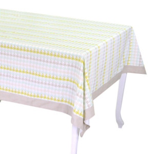 Tovaglia London Verde Bordo 140x240 cm – Eleganza moderna tavola