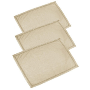 Set 3 Canovacci Amelie Beige 50x70 cm – Biancheria cucina