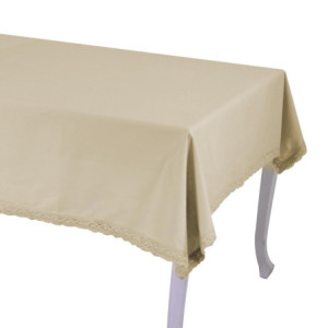 Tovaglia amelie beige rettangolare cm 140x180