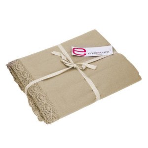 Zoom Tovaglia amelie beige rettangolare cm 140x180