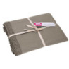 Tovaglia Amelie tortora quadrata 140x140 cm elegante e versatile