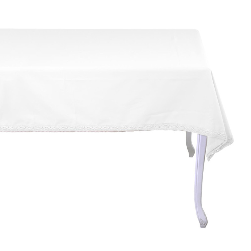 Tovaglia amelie bianco rettangolare cm 140x180