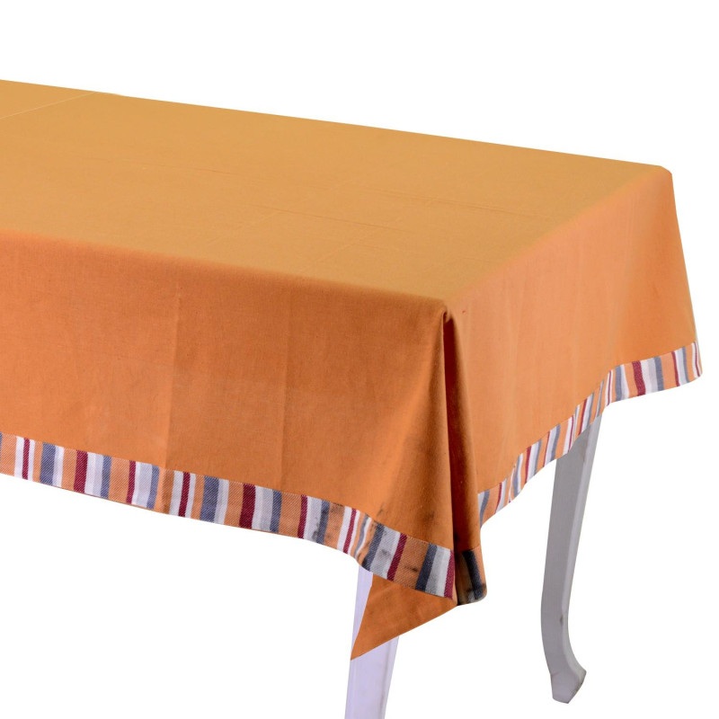 Tovaglia Stripe bordeaux bordo 5cm tinto in filo cm 140x240 elegante