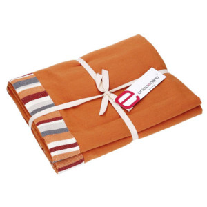 Zoom Tovaglia Stripe bordeaux bordo cm 5 tinto in filo cm 140x240