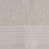Asciugamano telo doccia Lisa beige 100x150 cm morbido e assorbente