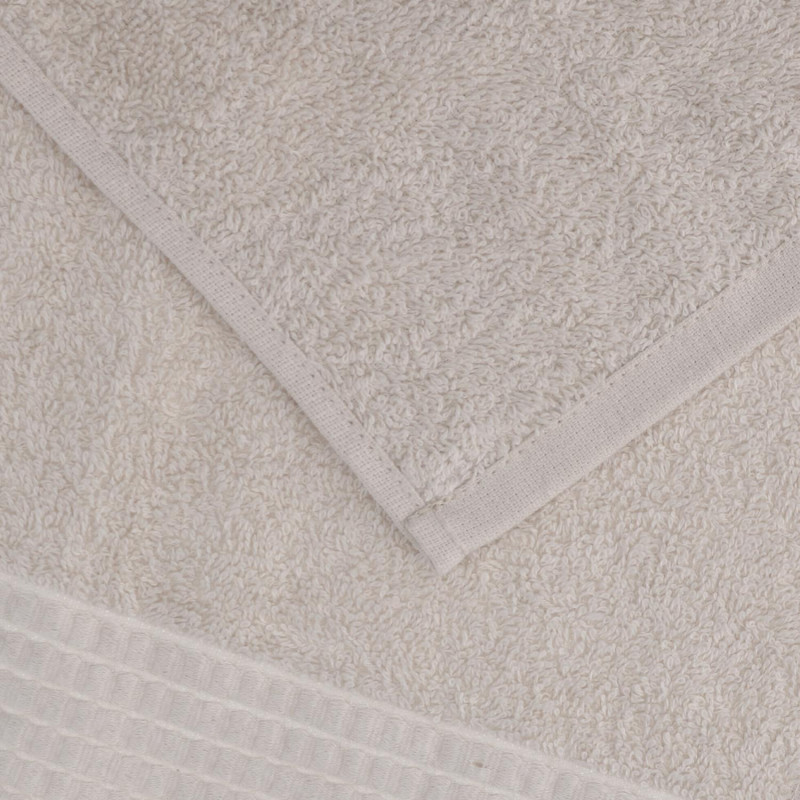 Asciugamano telo doccia Lisa beige 100x150 cm morbido e assorbente