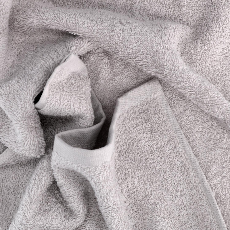 Asciugamano telo doccia Lisa perla 100x150 cm morbido e assorbente