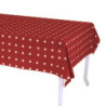 Tovaglia Pop Pois bordeaux rettangolare cm 140x240 vivace moderna