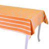 Tovaglia Pop Righe arancione rettangolare cm 140x240 vivace moderna