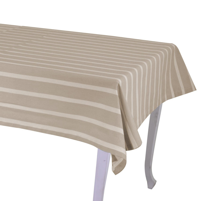 Tovaglia Pop Righe beige rettangolare cm 140x240 elegante moderna