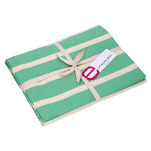 Zoom Tovaglia pop righe verde acqua rettangolare cm 140x240