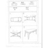 Panchina ferro Bristol bianco antico 103x38x45 cm elegante