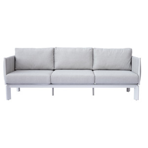 Zoom Salotto Cannes Alluminio Bianco E Imbottiture Moia