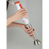 Frullatore a immersione 200W lame inox 2 velocità bianco/arancio