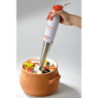 Frullatore a immersione 200W lame inox 2 velocità bianco/arancio