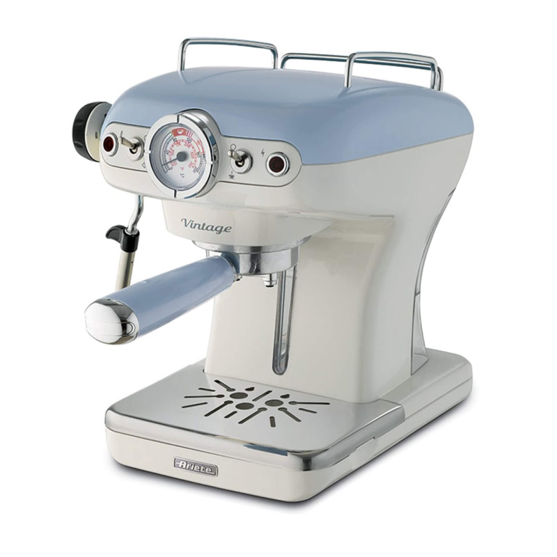 Macchina da caffè espresso celeste 850W montalatte polvere/cialde