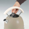 Bollitore elettrico 1,7L acciaio inox beige autospegnimento 2000W