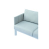 Salotto Cannes Alluminio Bianco E Imbottiture Moia