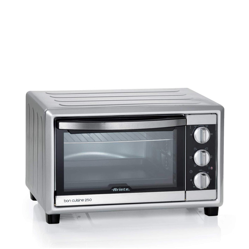 Forno elettrico ventilato 25L doppio vetro 1500W timer 60min
