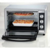 Forno elettrico ventilato 45L girarrosto 1800W inox doppio vetro