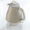 Bollitore elettrico 1,7L acciaio inox beige vintage autospegnimento
