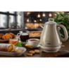 Bollitore elettrico 1,7L acciaio inox beige vintage autospegnimento