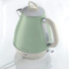 Bollitore elettrico 1,7L acciaio inox verde vintage autospegnimento