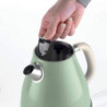 Bollitore elettrico 1,7L acciaio inox verde vintage autospegnimento
