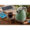 Bollitore elettrico 1,7L acciaio inox verde vintage autospegnimento