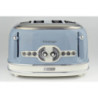Tostapane vintage 4 fette 6 livelli defrost celeste 1700W