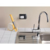 Grattugia elettrica senza filo impermeabile 2 rulli acciaio inox