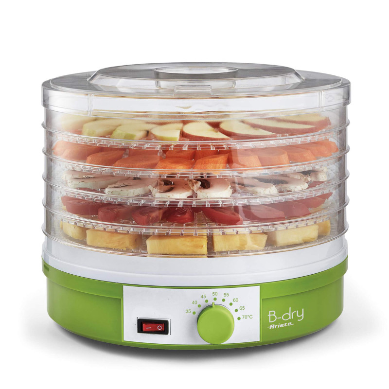 Essiccatore alimentare temperatura 35-70°C 245W verde