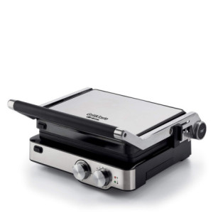 Griglia elettrica piastre antiaderenti 5 temperature 2000W inox