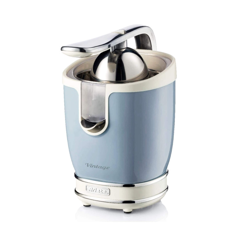 Spremiagrumi Elettrico con Leva 85W Design Vintage Celeste