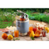 Spremiagrumi Elettrico con Leva 85W Design Vintage Celeste