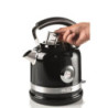 Bollitore Elettrico 1,7L 2000W Nero con Termometro
