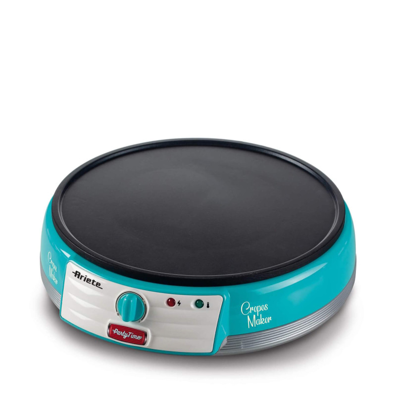 Crepes Maker Party Time 1000W Piastra Antiaderente Azzurro